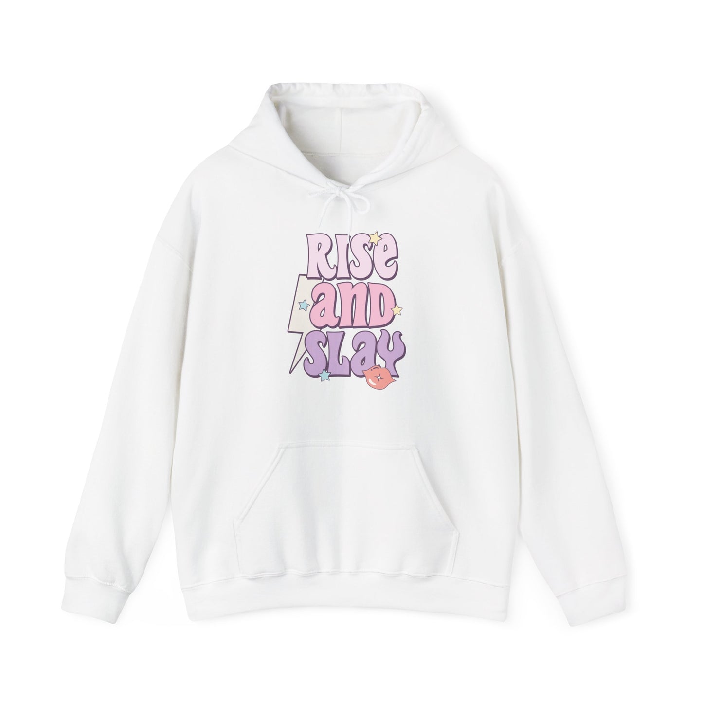 Rise & Slay Heavy Blend™ Hooded Sweatshirt – The Ultimate Cozy & Motivational Hoodie - Comfi Club
