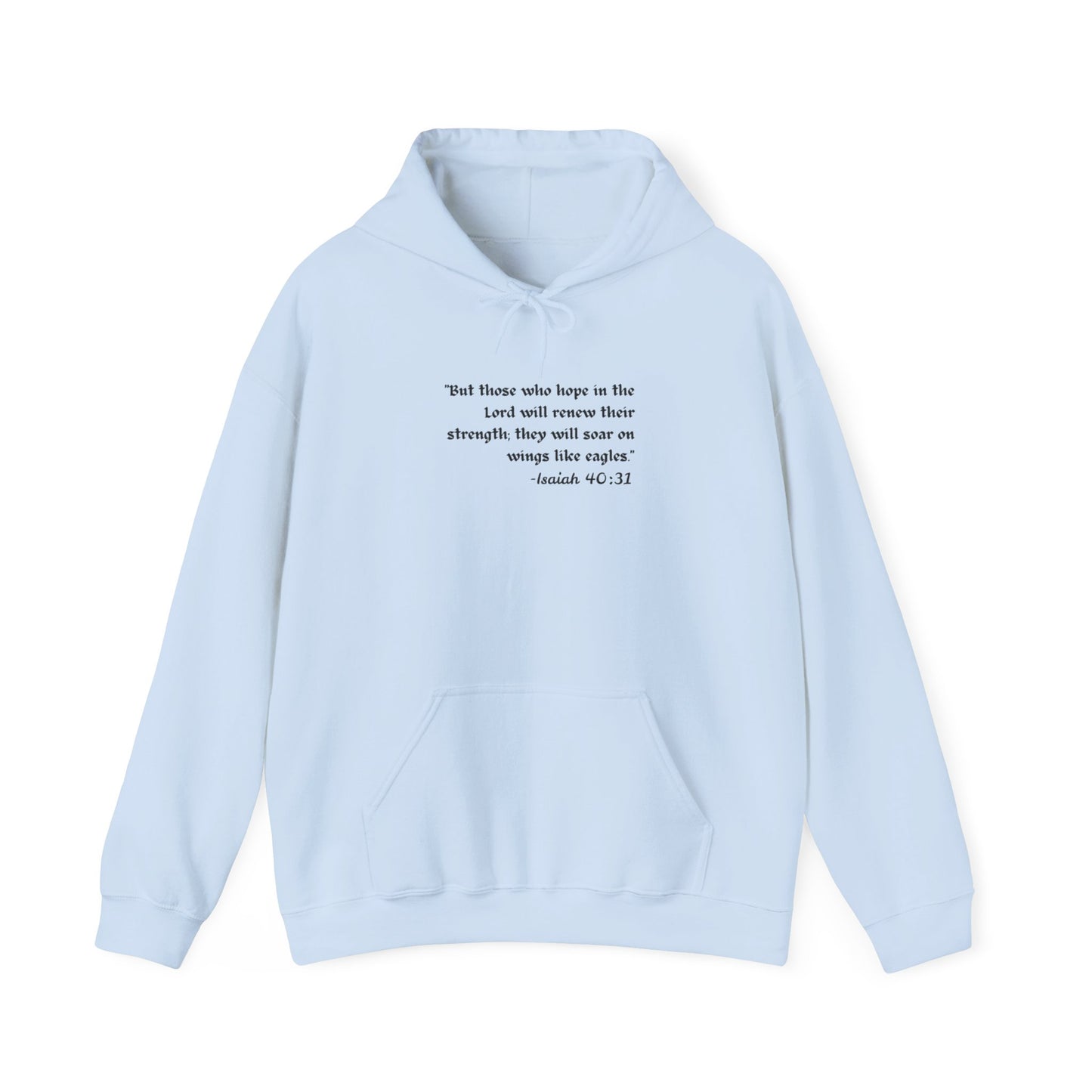 Inspirational Hoodie – Isaiah 40:31 | Faith & Strength Christian Hoodie - Comfi Club