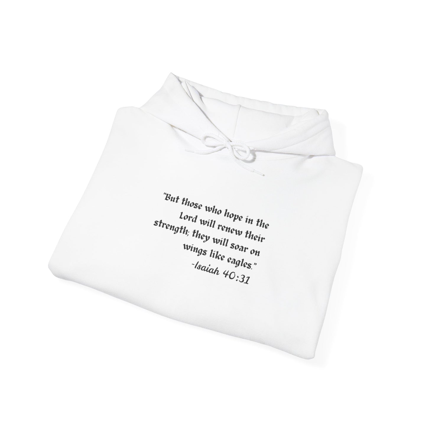 Inspirational Hoodie – Isaiah 40:31 | Faith & Strength Christian Hoodie - Comfi Club