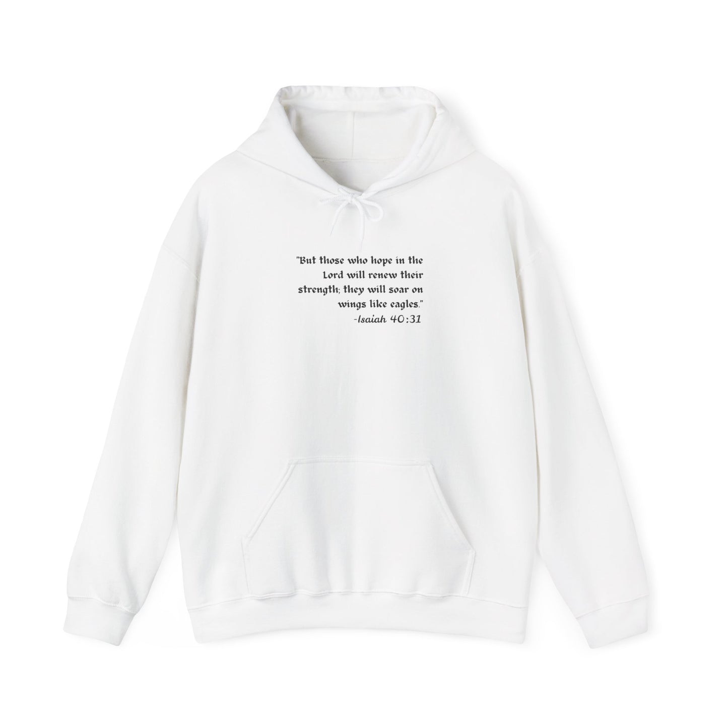 Inspirational Hoodie – Isaiah 40:31 | Faith & Strength Christian Hoodie - Comfi Club
