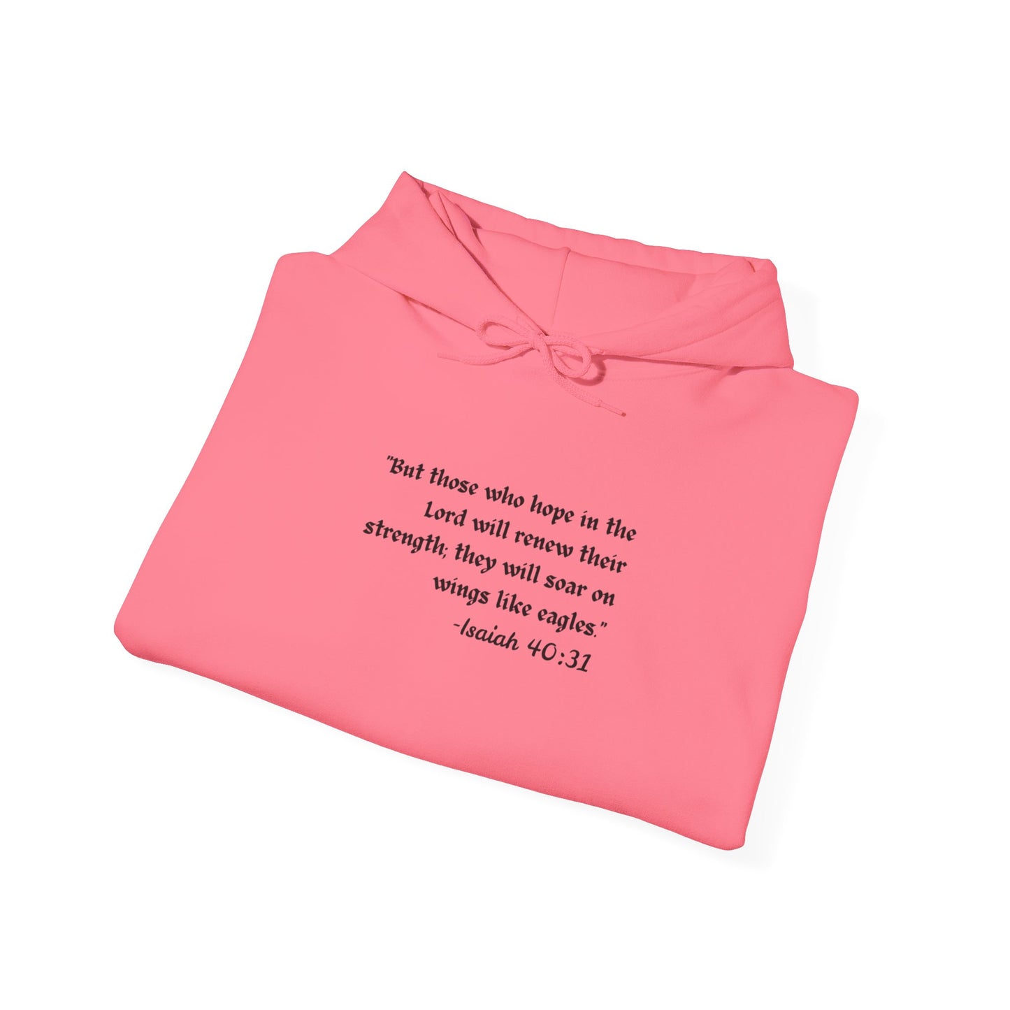 Inspirational Hoodie – Isaiah 40:31 | Faith & Strength Christian Hoodie - Comfi Club