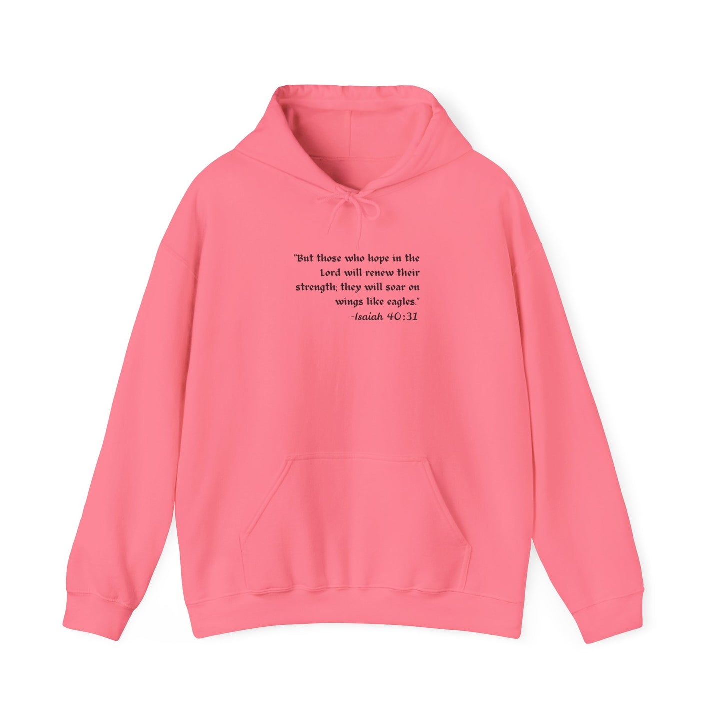 Inspirational Hoodie – Isaiah 40:31 | Faith & Strength Christian Hoodie - Comfi Club