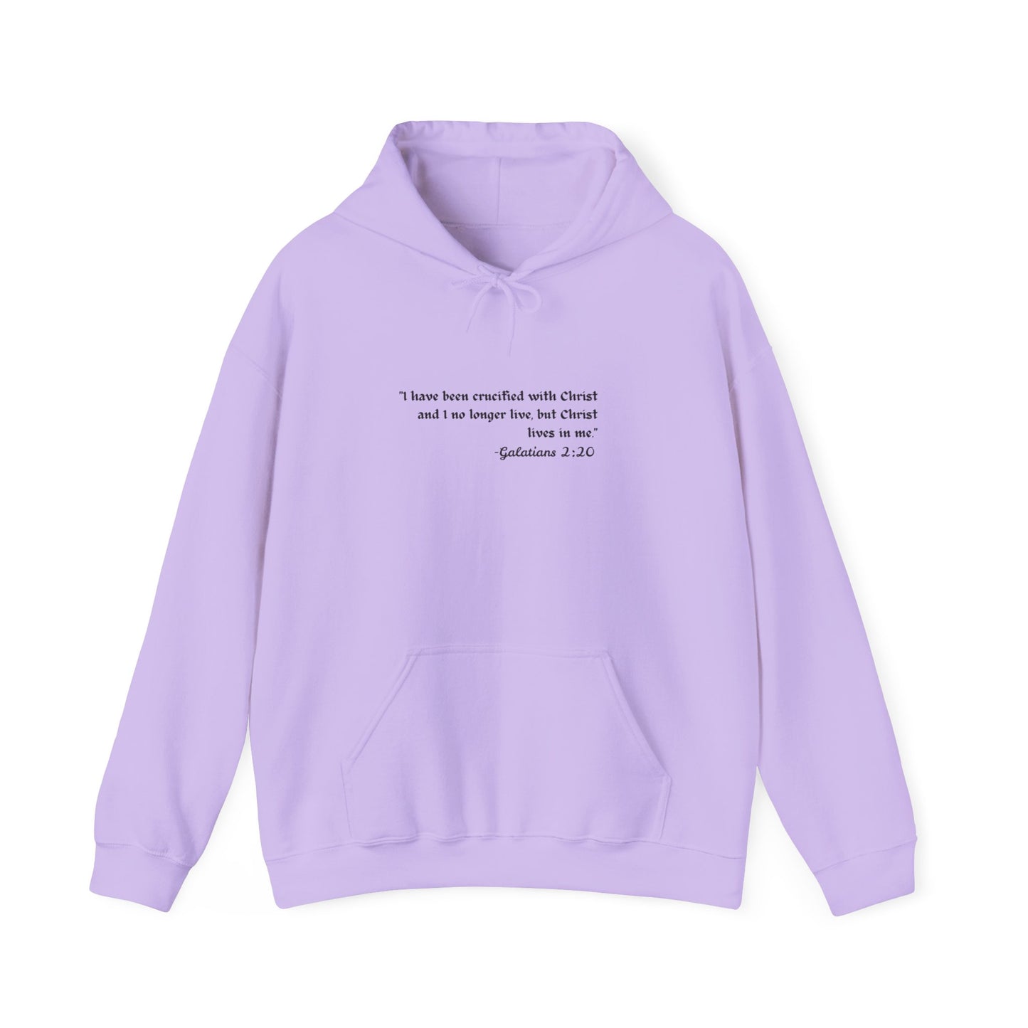 Inspirational Hoodie – Faith in Every Thread Galatians 2:20 - Comfi Club
