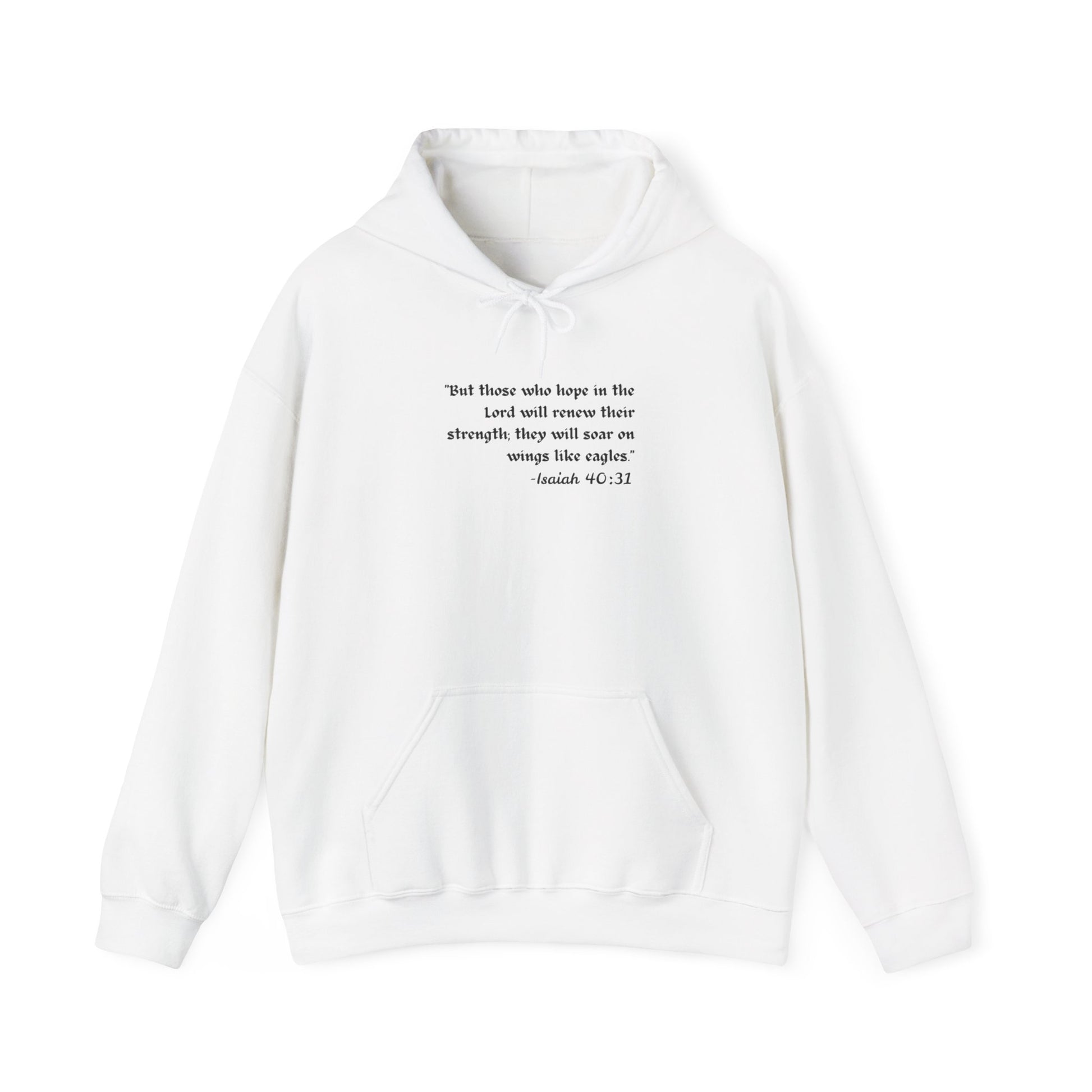 Inspirational Hoodie – Isaiah 40:31 | Faith & Strength Christian Hoodie - Comfi Club