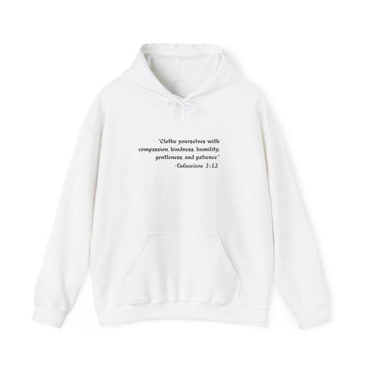 Inspirational Hoodie – Clothe Yourself with Kindness | Colossians 3:12 - Comfi Club